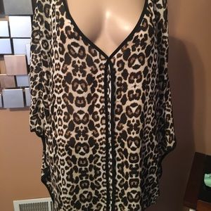 Fun Animal Print 2X Top